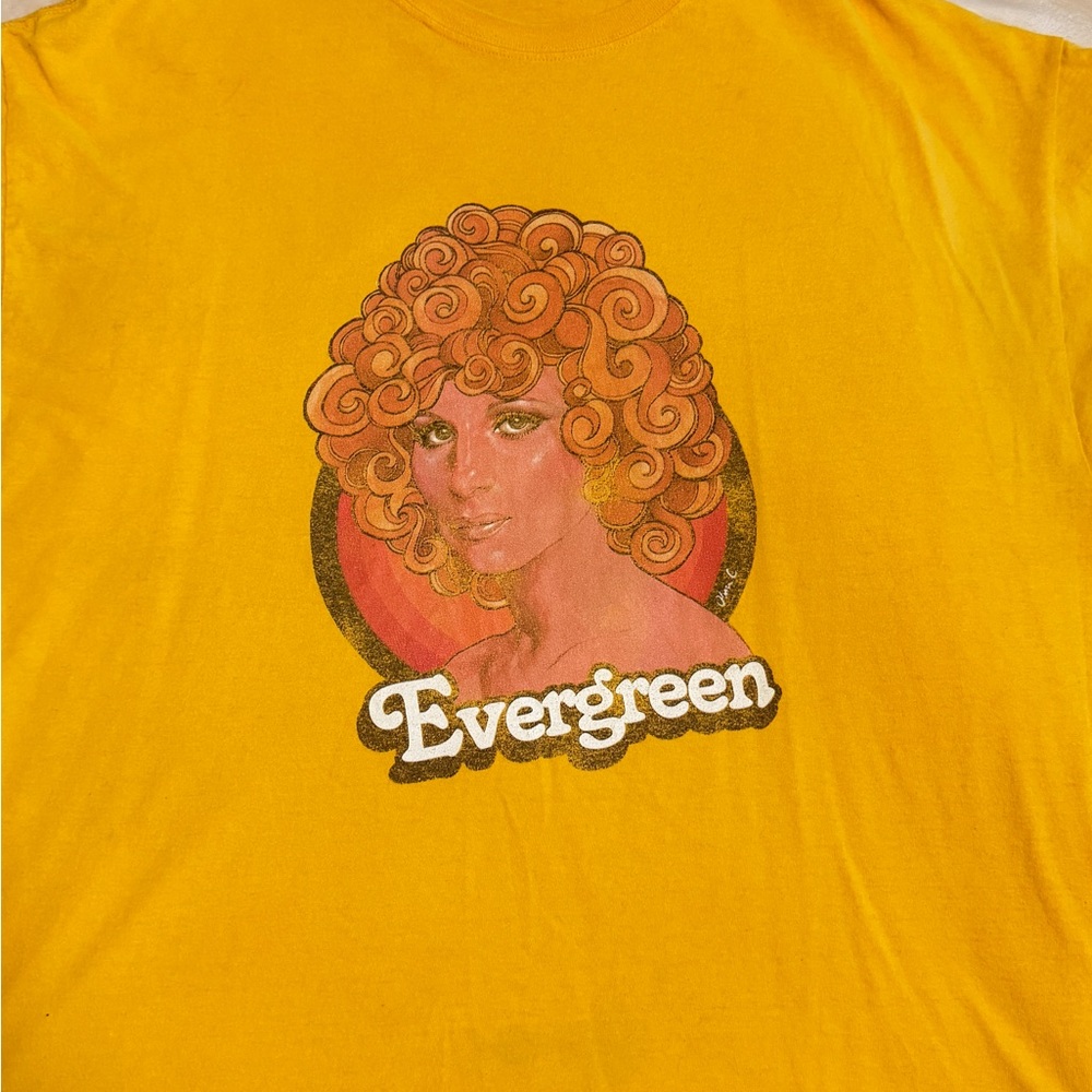 Vintage Graphic Tee Barbra Streisand Evergreen